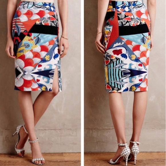 Anthropologie Dresses & Skirts - Anthropologie Maeve Tea Room Pencil Skirt